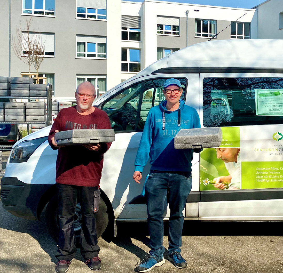 Peter Rademacher (links) und Thomas Giẞler von St. Gallus.
