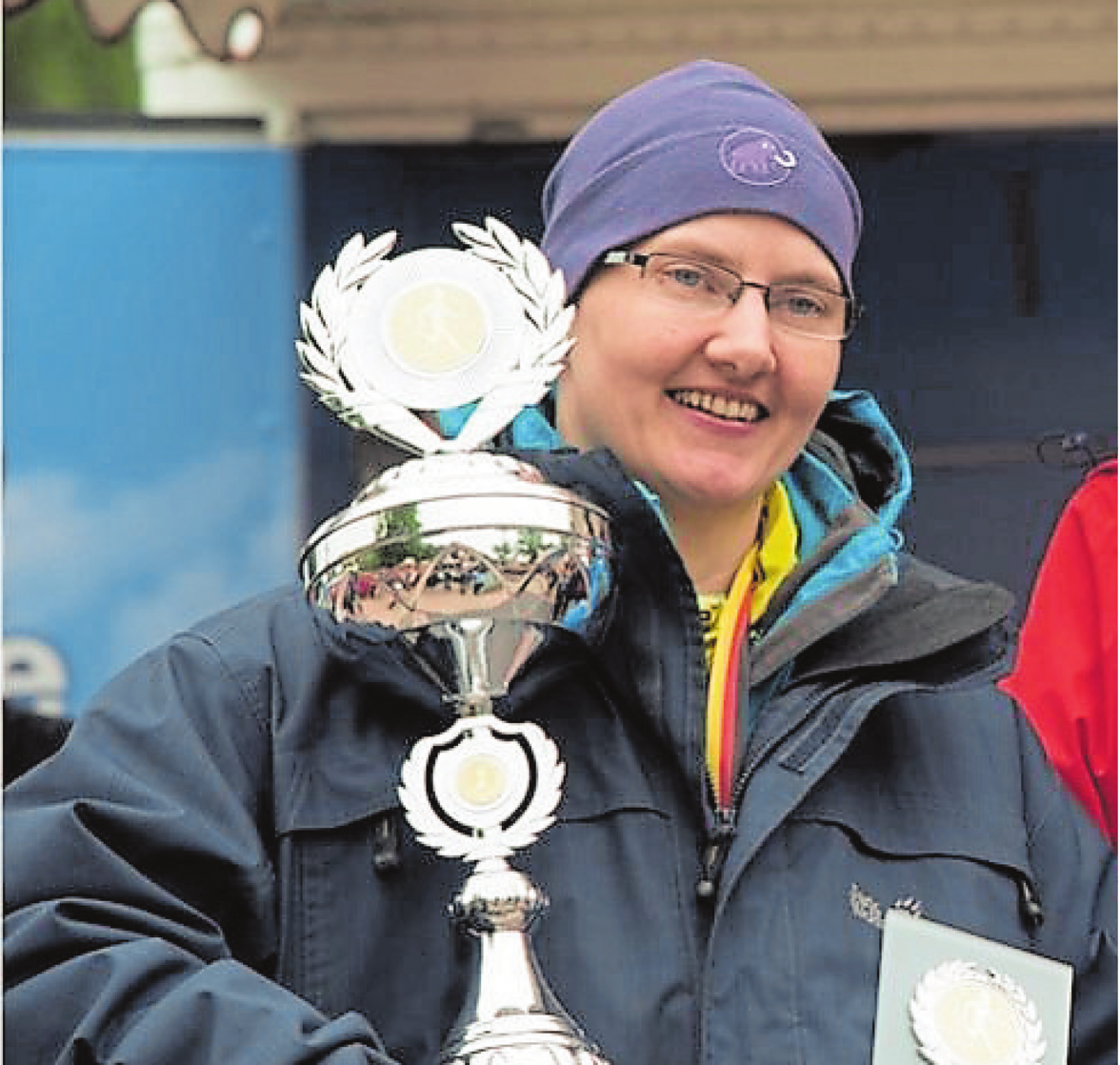 Mit am Start: Burginsellauf-Rekordhalterin Anke Libuda aus Bochum. Foto: Andreas Nistler