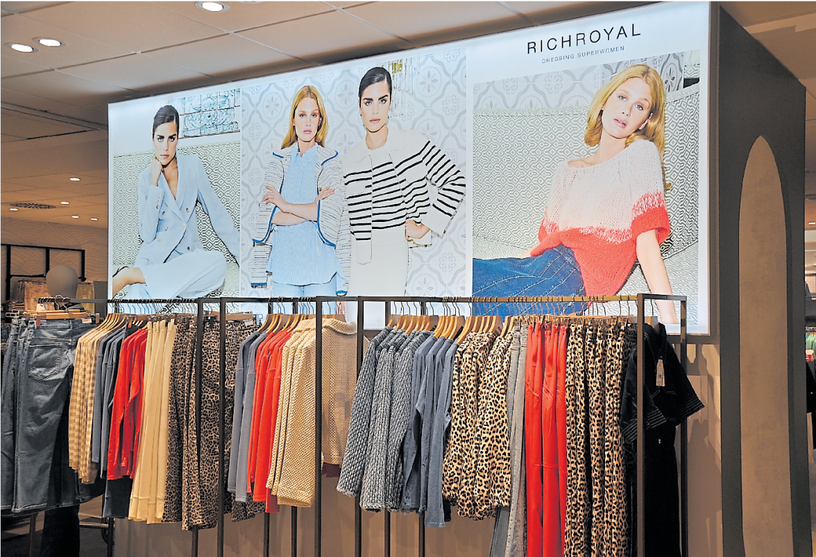 Rich & Royal ist eine neue Marke im Sortiment des Modehauses.