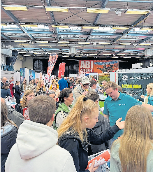 Die 11. ABI Zukunft Emsland findet am Samstag, 8. März, zwischen 10 und 15 Uhr in den Emslandhallen Lingen statt, Der Eintritt ist frei. Foto: JF Messekonzept