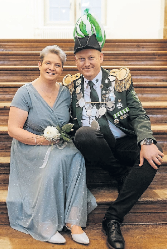 Das Königspaar Anja und Martin Gehrs