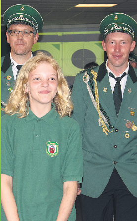 Emily Thieke war beim Nachwuchs am treffsichersten und wurde zur 1. Heeder Kinderkönigin gekürt. Foto: Anna Heidtmann