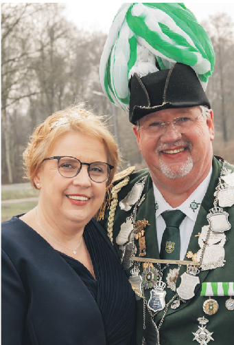 Das Königspaar Silvia und Bernhard Nehus