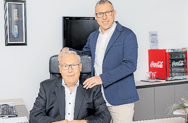Lukas und Ralf Gründer stehen für den Generationenwechsel im Unternehmen, bei dem Erfahrung und neue Impulse zusammenkommen.