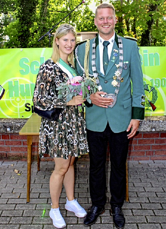 Das Königspaar Stephan Behner mit Miriam Behner