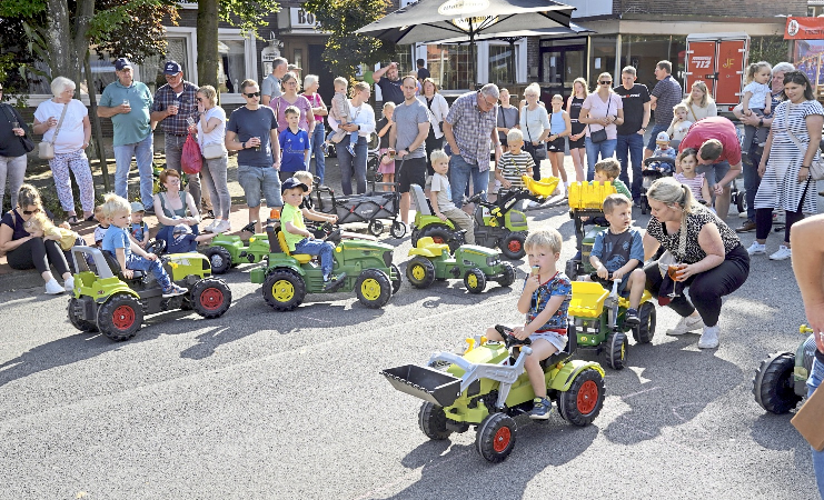 Für die Kinder wird das Tretttreckerrennen ein Höhepunkt sein. Fotos: Jürgen Schwietert/Archiv