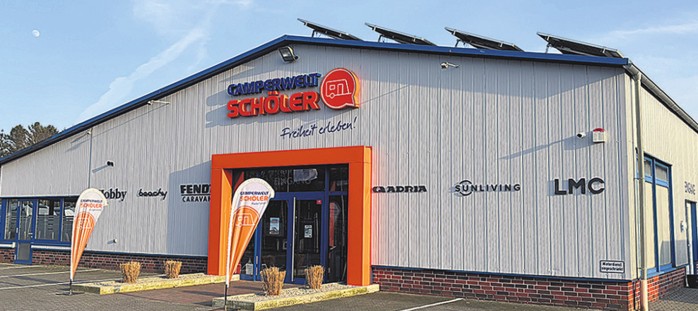 Im Shop gibt es alles, was das Camperherz begehrt.