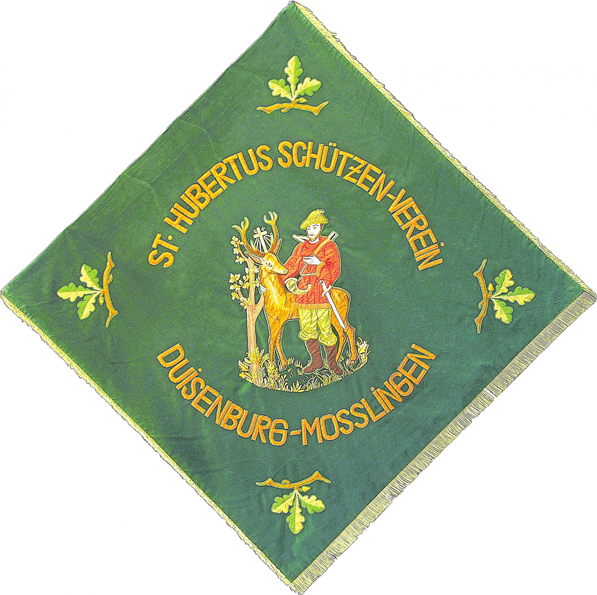 Die Schützenfahne in Duisenburg-Mosslingen.
