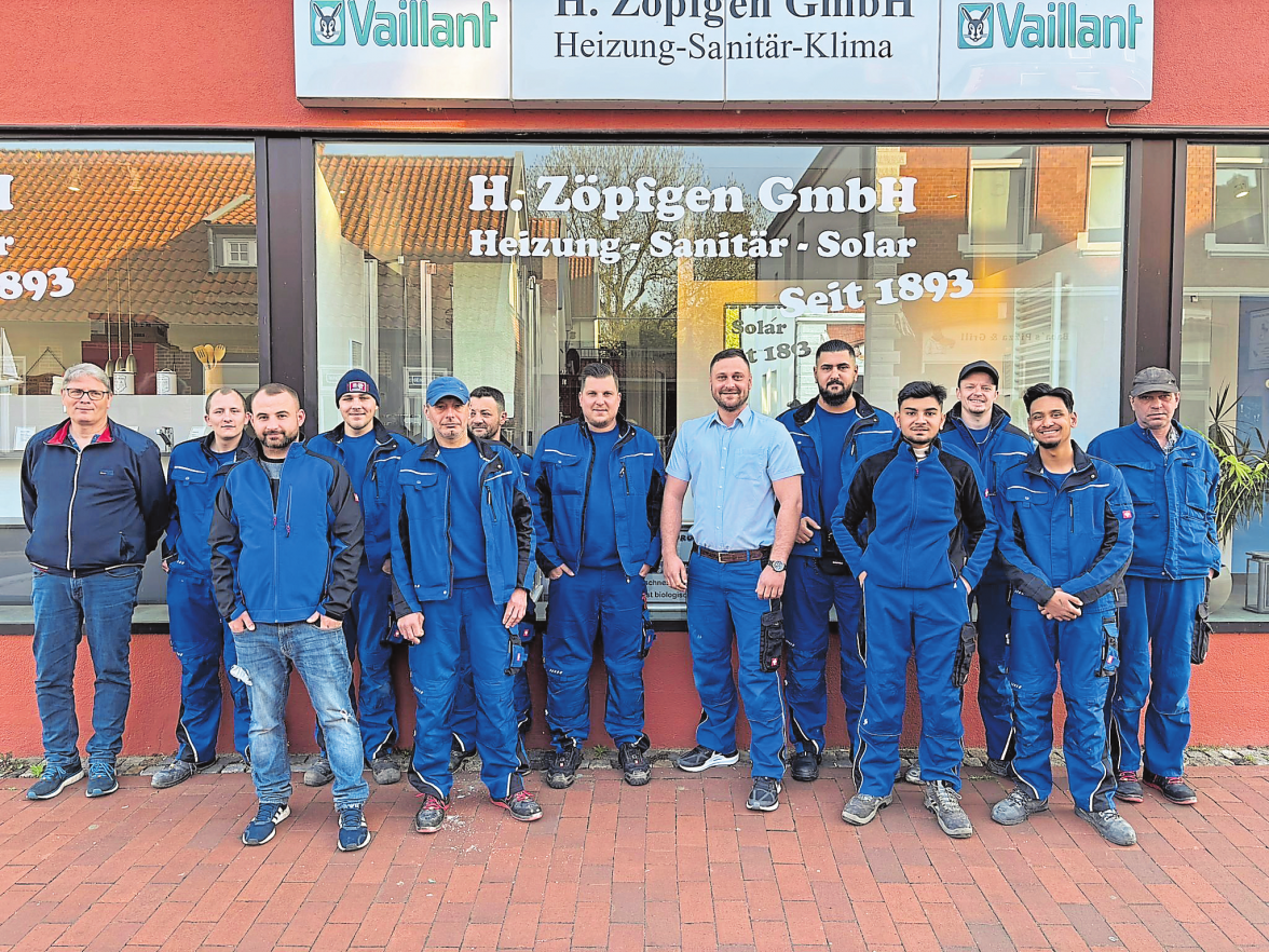 Mit Begeisterung und Leidenschaft arbeitet sein 13-köpfiges Team für ihre Kunden.