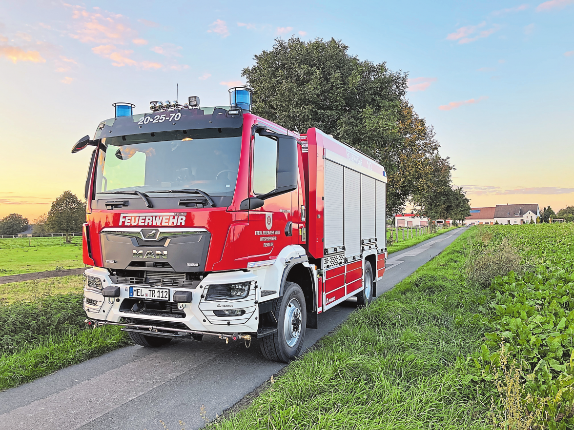 Das neue TLF 3000 der leistet bereits gute Dienste.