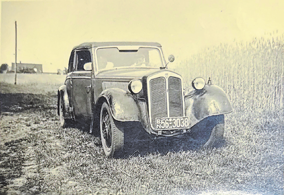 Der Mercedes 170 V, mit dem Friedrich Twiehaus 1955 sein Geschäft begonnen hat.