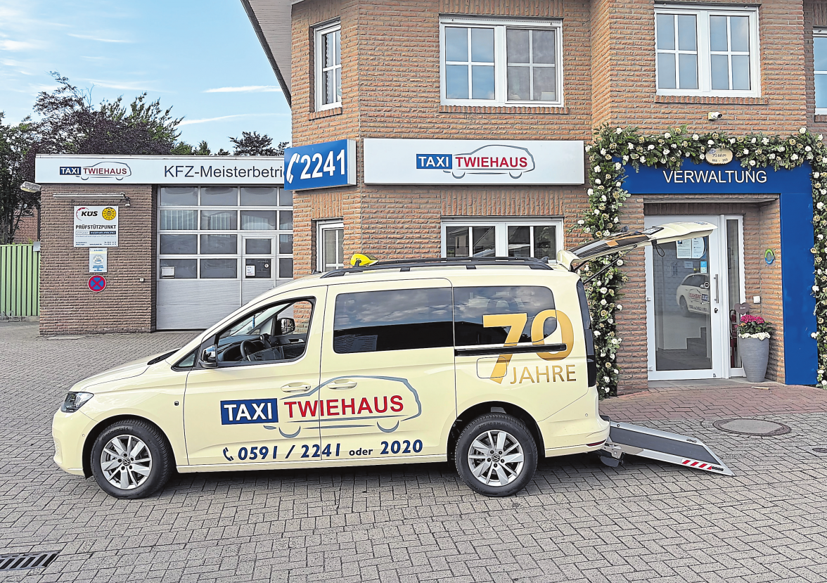Zehn rollstuhlgerechte Taxis sind bei Taxi Twiehaus im Einsatz.