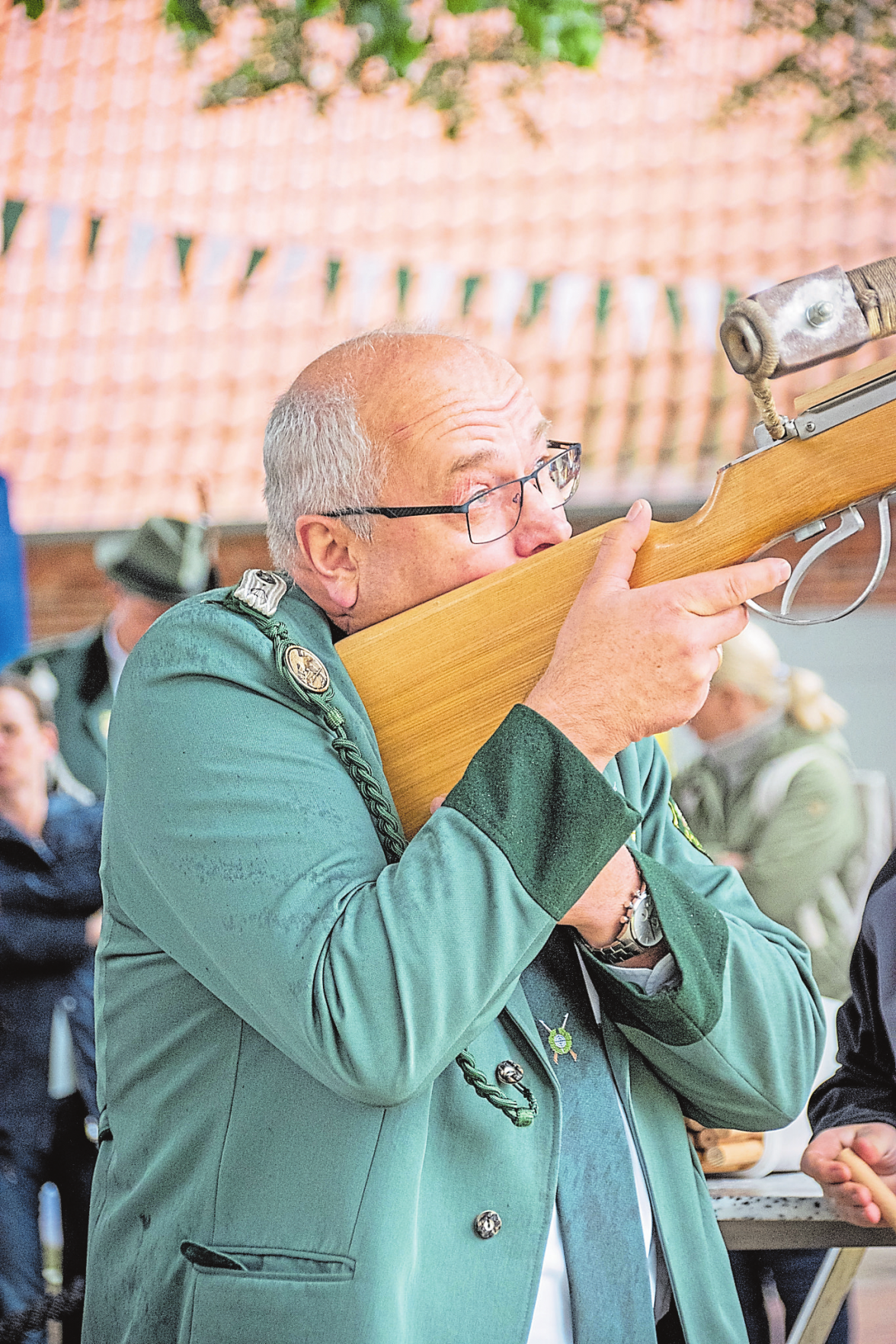 Ansetzen zum Schuss. Foto: BSV