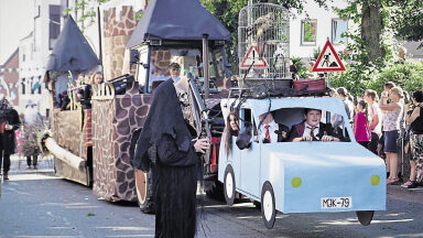 Der Ulkumzug ist eines der großen Highlights eines jeden Schützenfestes in Wellingholzhausen Foto: Christina Wiesmann/Archiv