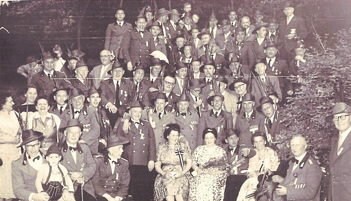 Schuetzenfest im Jahr 1956. Repro: Schützenverein Bad Essen