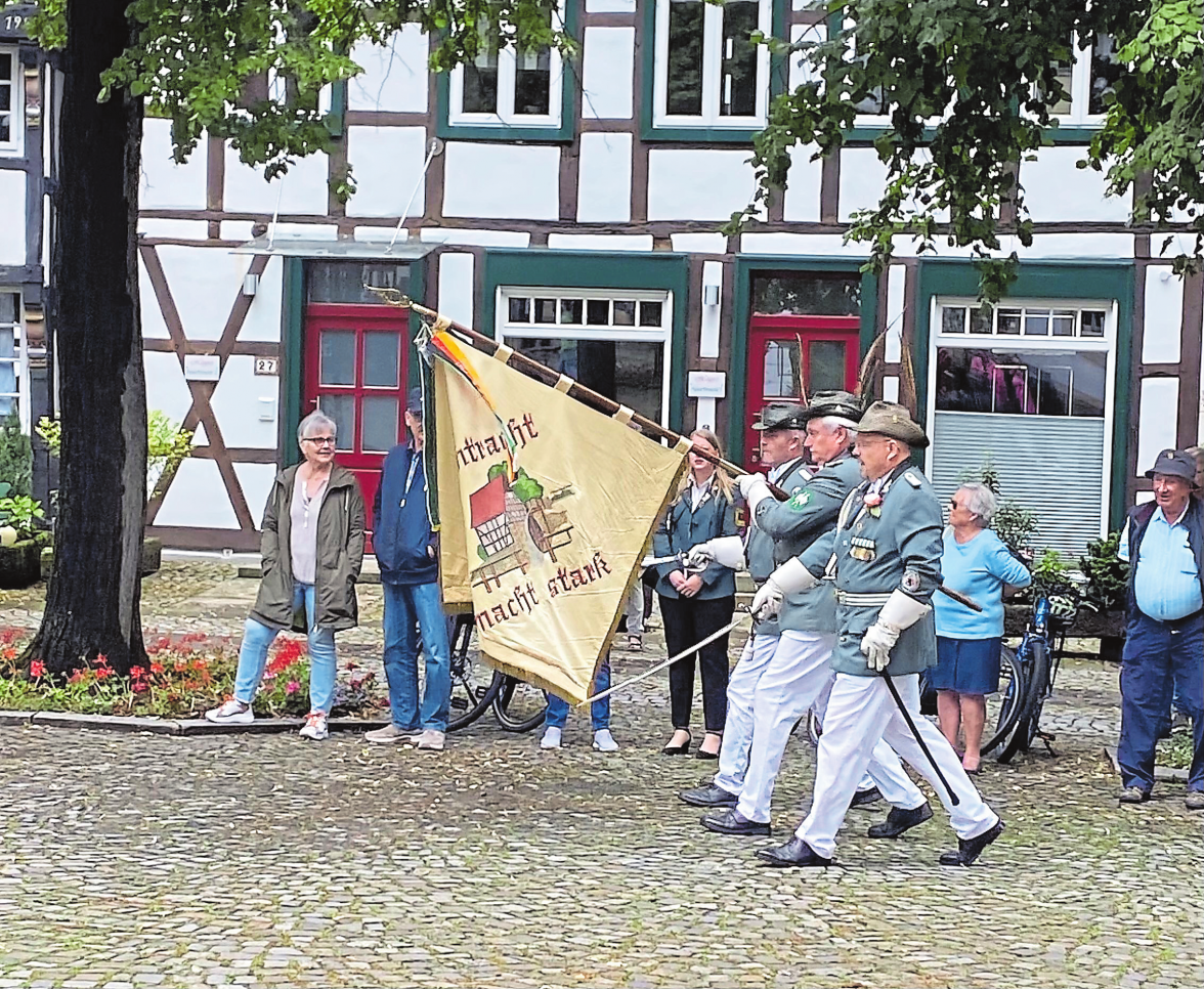 Fahnenausmarsch 2024.