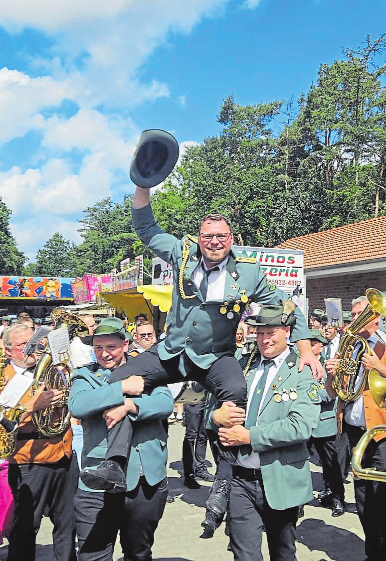 Jubelnder. Schützenkönig.