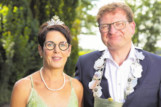 Das Königspaar Berthold und Silvia Kruth. Foto: Schützenverein