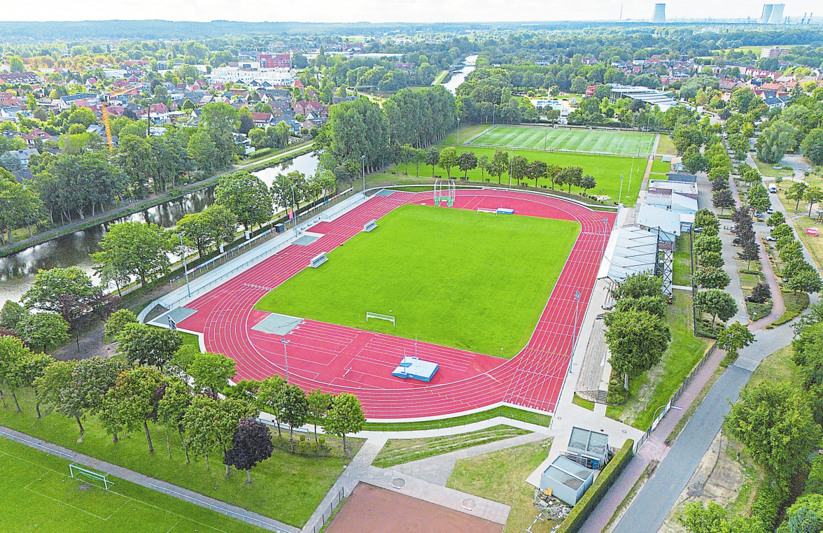 Das neue Emslandstadion ist Schauplatz des Familientages am 3.Oktober. Foto: Lars Schröer
