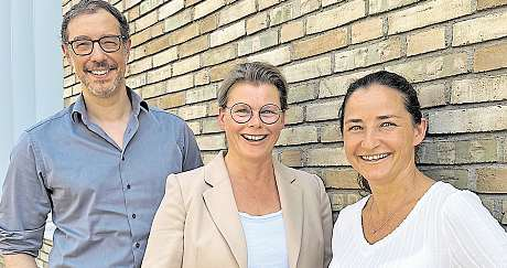 Der neue Vorstand von Oskars Freunde e. V.: Florian Göpfert, Andrea Heermeyer und Janna Ulhorn.