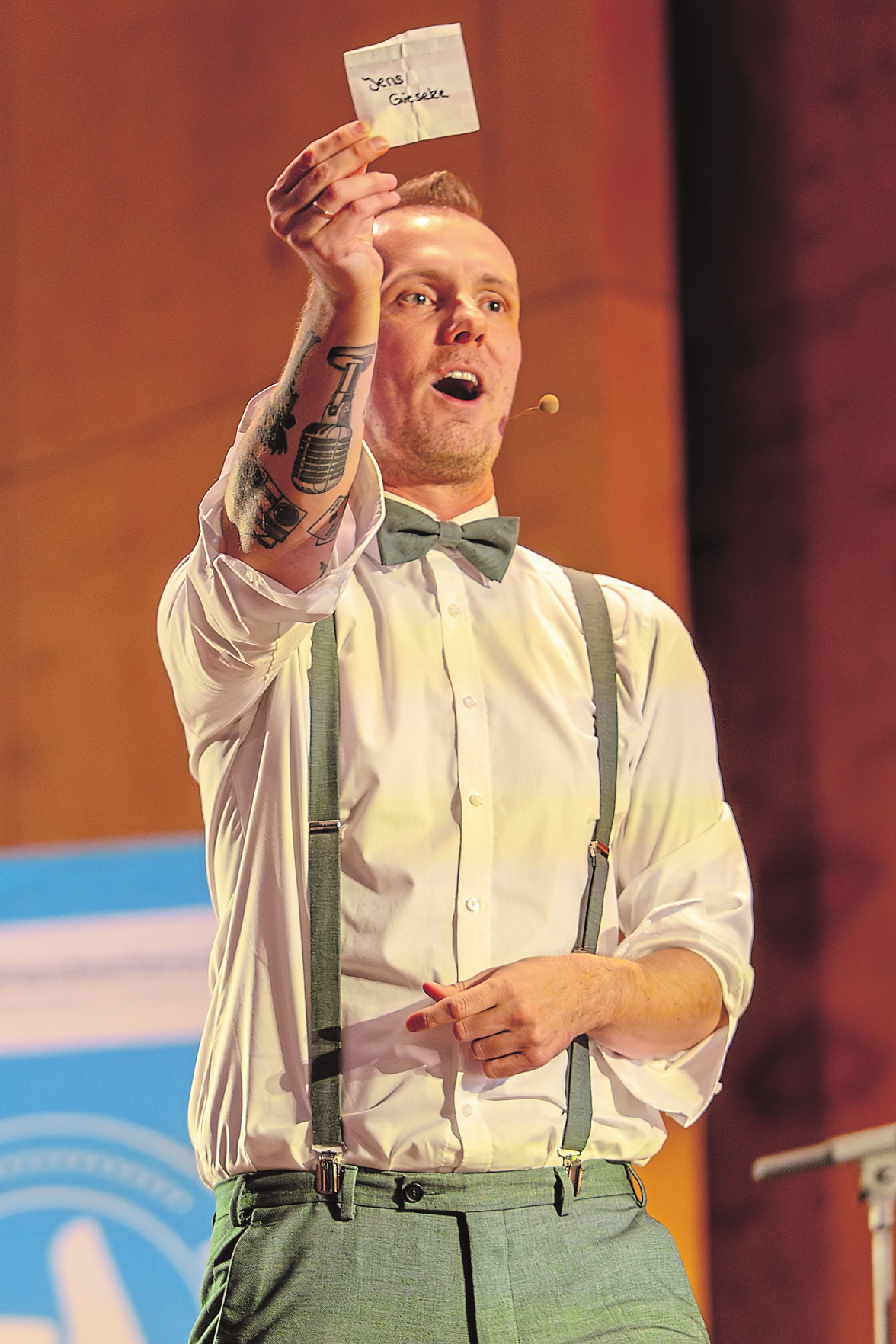 Der Zauberkünstler Jan-Phillip Lehmker. Kreishandwerkerschaft/Brandsplus-Foto