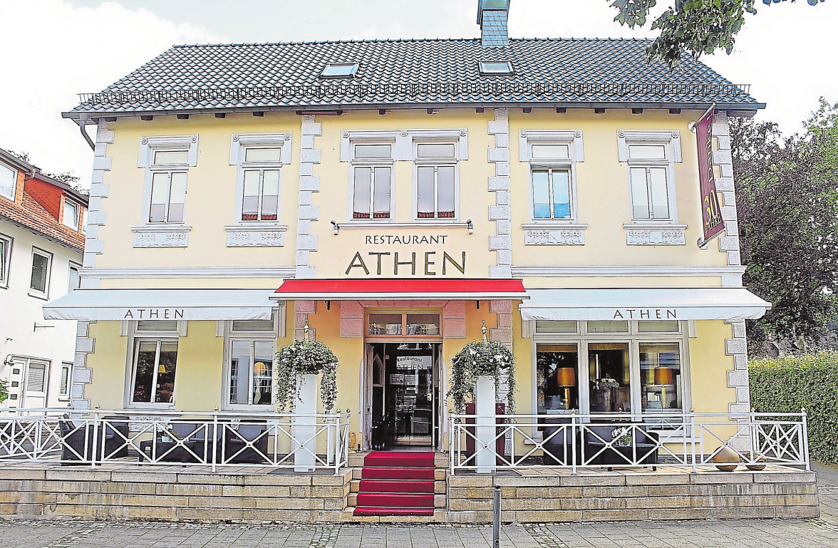 Zentral gelegen verwöhnt das griechische Restaurant Athen seine Gäste mit mediterranen Genüssen. Foto: Lars Herrmann