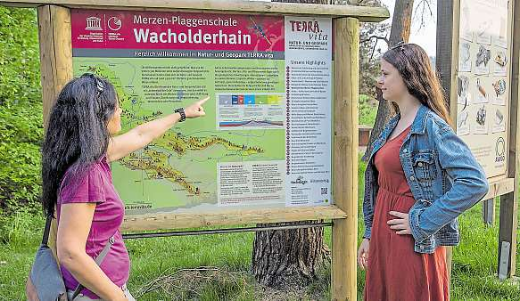 Auf zahlreichen Rundwanderwegen, den TERRA.tracks, lässt sich die Natur und Kulturlandschaft der Region entdecken. Foto: Klaus Herzmann