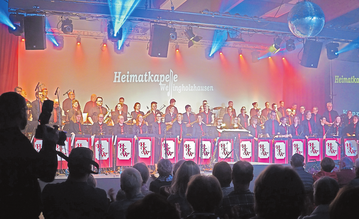 Die Heimatkapelle begeistert mit ihren Konzerten stets das Publikum. Foto: Heimatkapelle Wellingholzhausen