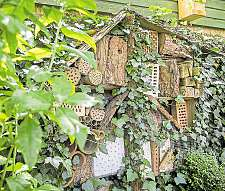 Ein Insektenhotel. Foto: Benjamin Nolte/dpa-tmn