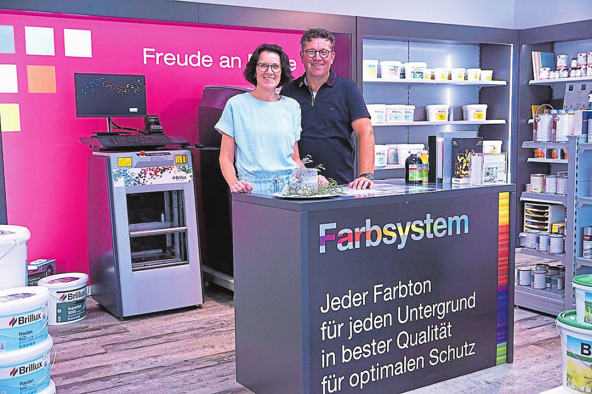 Nicola und Michael Kohnen führen in zweiter Generation das Malergeschäft Kohnen in HolteLastrup.