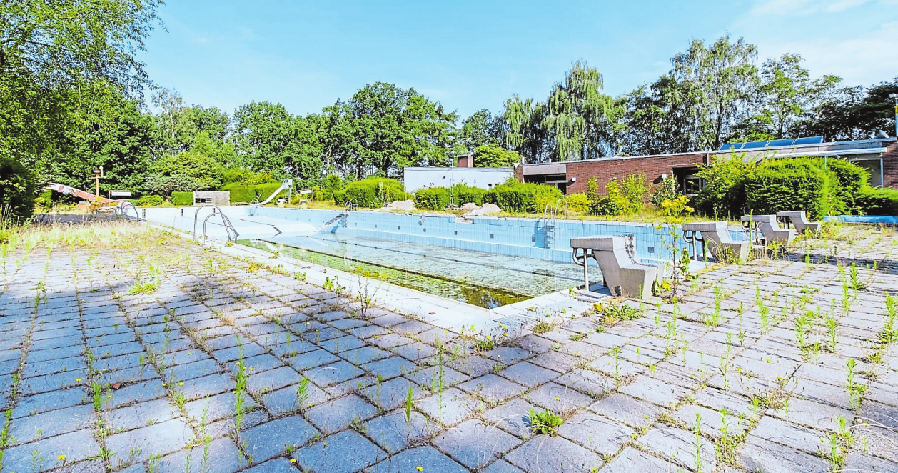 So sah das Freibad im Juli 2024 aus.
