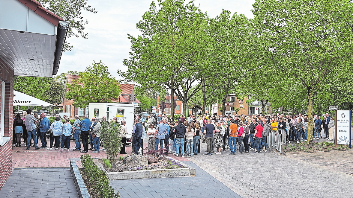 Großer Andrang herrschte zur Eröffnung.