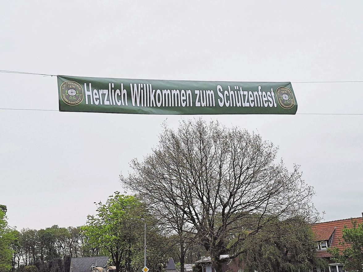 Spahnharrenstätte heißt die Gastvereine und alle Besucher zu ihrem Jubelschützenfest an Christi Himmelfahrt willkommen. Fotos: Schützenverein Spahnharrenstätte