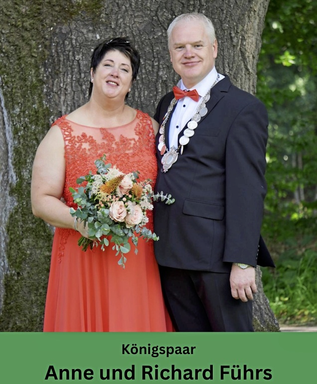 Das Königspaar 2025/2026: Anne und Richard Führs.