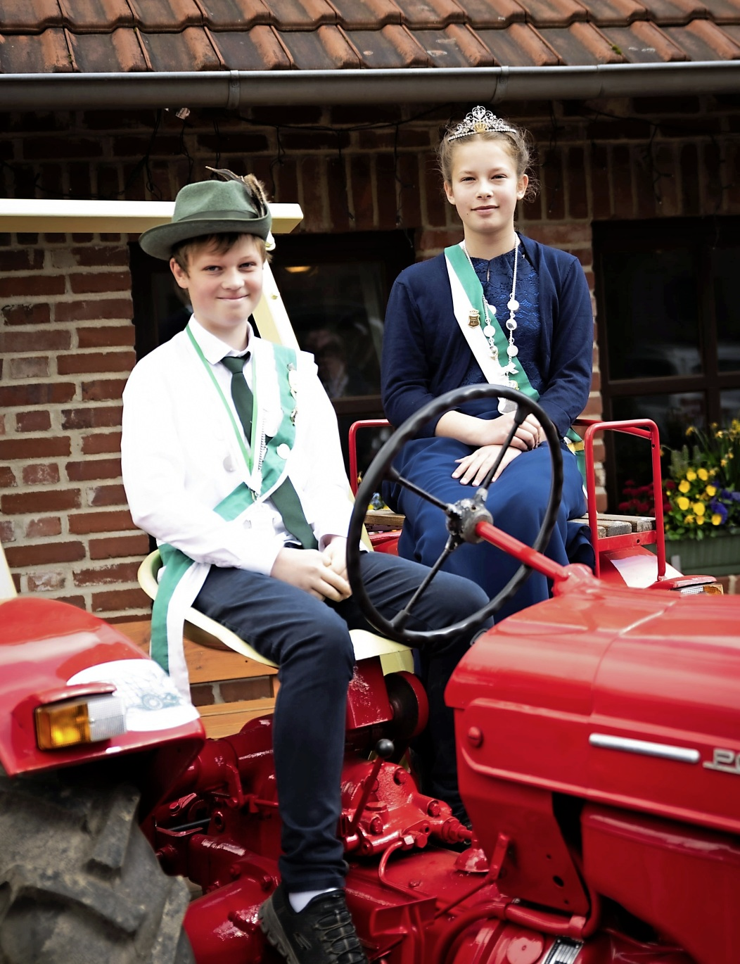 Freut sich schon jetzt auf das Schützenfest: das Jugendkönigspaar Johanna II. (Vogt) und Cian I. (Ignatzi).
