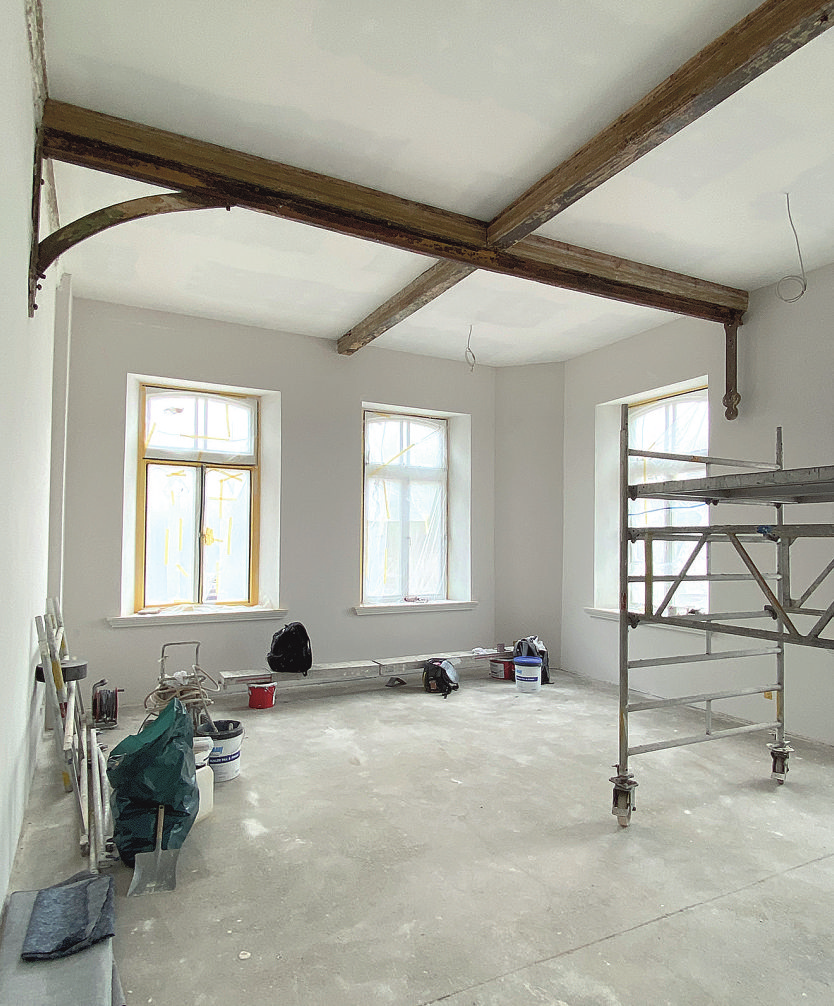Hohe, helle Räume verleihen den neuen Wohnungen echten Stadtvillen-Charakter. Fotos: Hanken