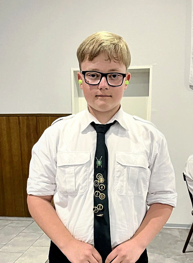 Der amtierende Ostercappelner Kinderschützenkönig Thilo Kröger. Fotos: Schützenverein Ostercappeln