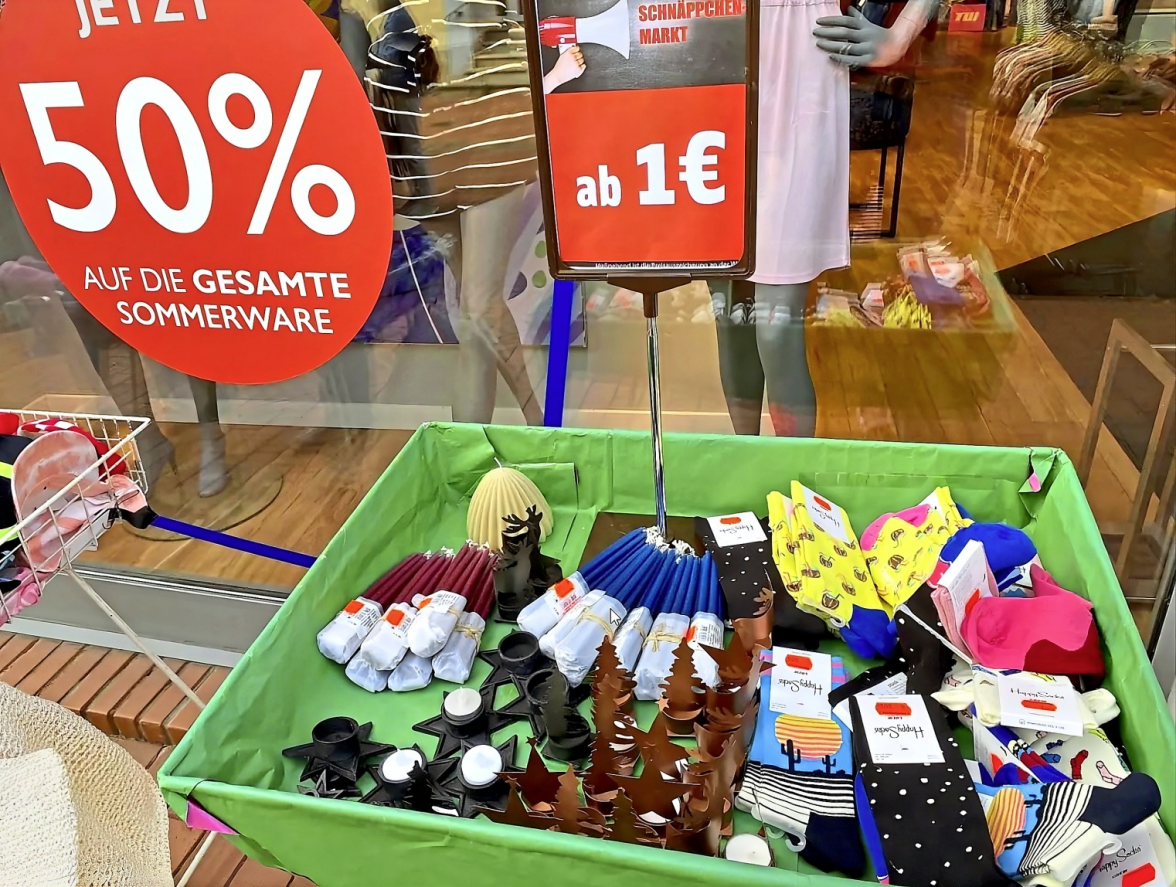 Satte Rabatte dürfen die Kunden beim Schnäppchentag erwarten. Foto: Bettina Klimek
