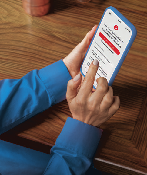 Intelligente Unterstützung per App – einfach und persönlich.