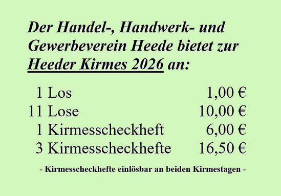 Um 17.30 Uhr findet die Verlosung statt. Foto: HHG