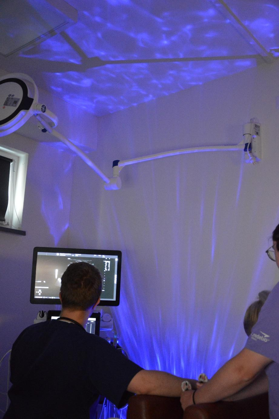 Im Ultraschallraum. Bild: Tiergesundheitszentrum Oldenburg