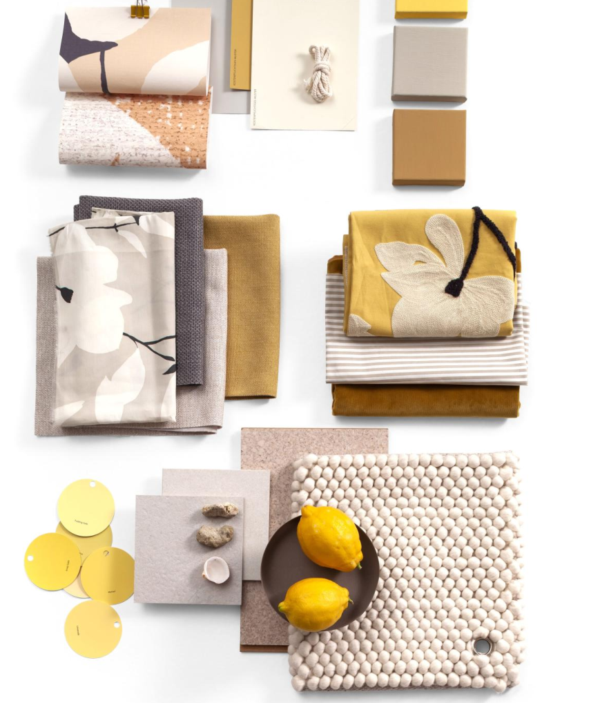 Das Moodboard gibt vorab als Planungshilfe die Richtung vor, um das Schlafzimmer neu zu gestalten. BILD: DJD/SCHÖNER WOHNEN-Kollektion