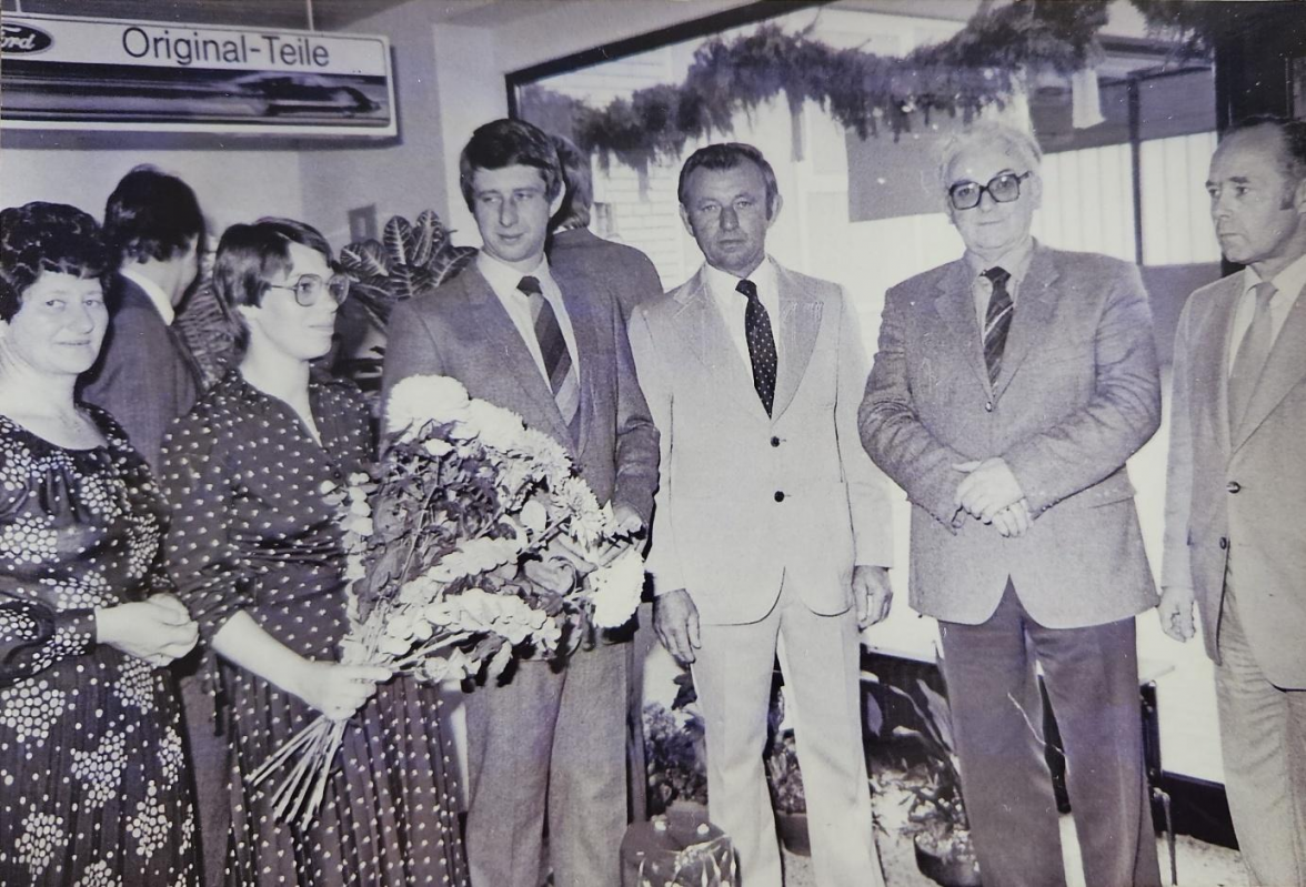 Die Eröffnungsfeier im Jahre 1980: Anni und Dieter Rigalski freuen sich auf den neuen Lebensabschnitt. Bild: Ford Rigalski
