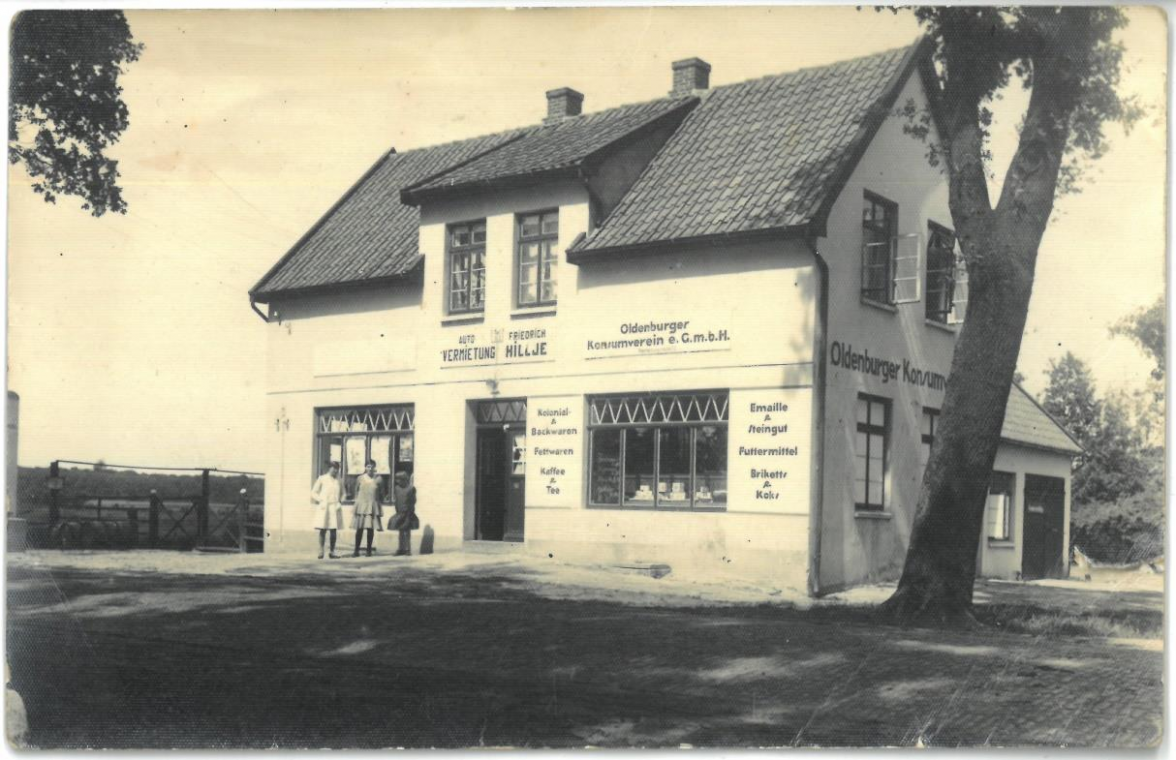Friedrich Hillje, Großvater des heutigen Inhabers, hatte den sogenannten „Oldenburger Konsumverein“ gegründet. Bild: privat