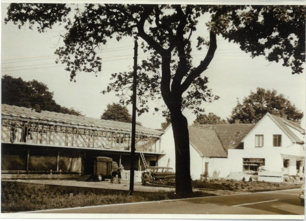 Die Gebäudeerweiterung 1965. Bild: privat