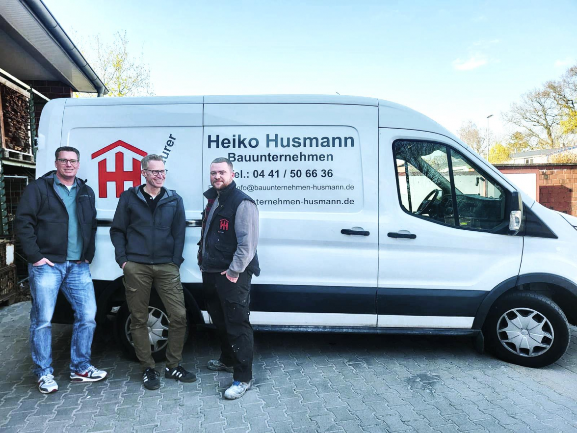 Es bleibt in der Familie (von links): Michael Husmann, Andre Husmann und sein Sohn Felix. Bild: Husmann