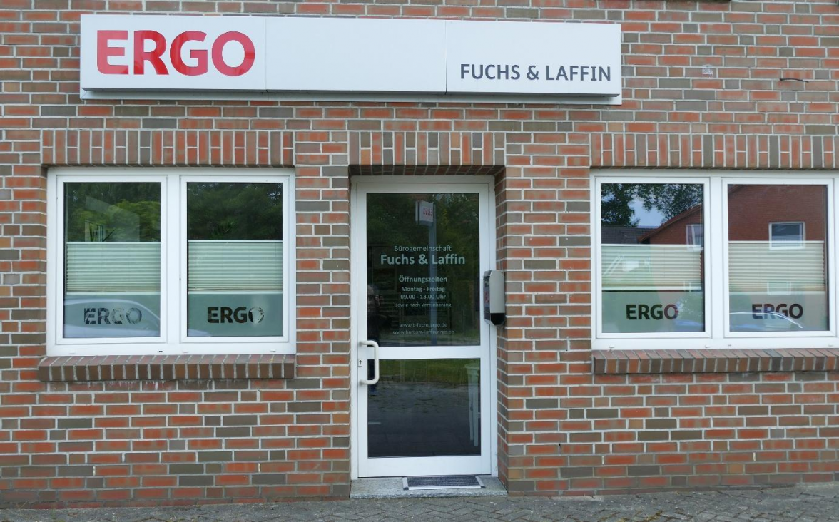 Die „ERGO Fuchs“-Geschäftsstelle befindet sich an der Kirchdorfer Straße 59 in Aurich. BILD: Heike Arends