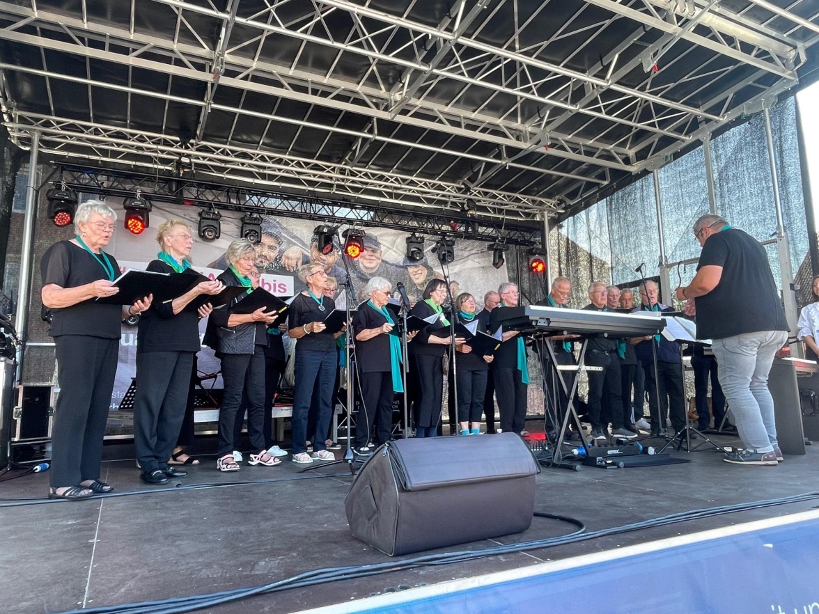 Das Konzert der Chöre findet am Samstag von 14 bis 17 Uhr auf dem Marktplatz statt. Für Sonntag steht das große „Festival der Shanty-Chöre“ auf dem Programm. BILD: Veranstalter