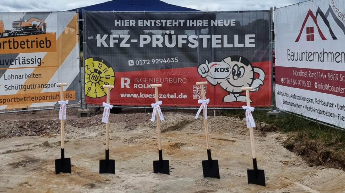 Vor einigen Tagen gab es den symbolischen ersten Spatenstich. Bild: KÜS-Gruppe