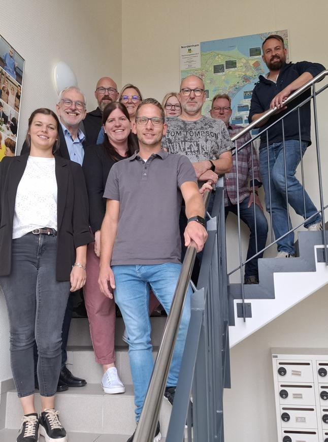 Organisationsteam bestehend aus dem Sozialwerk, der Wirtschaftsförderung der Stadt Nordenham sowie der Zeit & Service Beschäftigungsfördergesellschaft mbH. BILD: Sozialwerk Wesermarsch